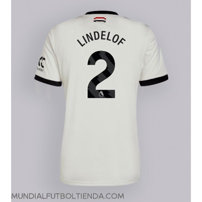 Camiseta Manchester United Victor Lindelof #2 Tercera Equipación Replica 2024-25 mangas cortas Camiseta Manchester United Victor Lindelof #2 Tercera Equipación Replica 2024-25 mangas cortas